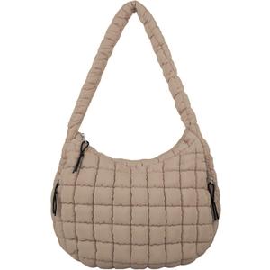 Quilted Puffer Tote Bag Puffy Crossbody Shoulder Bag with Zipper, Nylon Hobo Handbag Travel Carryall Bags for Women Girls (Medium, Khaki) Quilted Puffer Tote Bag Puffy Crossbody Shoulder Bag with Zipper, Nylon Hobo Handbag Travel Carryall Bags for Women Girls (Medium, Khaki)