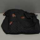 Diaper Bag Tote - Diaper Baby Bags with Pacifier Case, Shoulder Straps, Stroller Clips, Waterproof Large Mommy Maternity Travel Baby Bag for Mom and Dad, Medium, Black