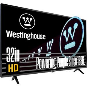 Westinghouse 32 Inch TV, HD LED Small Flat Screen Non-Smart Television, Works with Fire Stick, Roku, Apple TV, TiVo, Xumo, and Streaming Devices