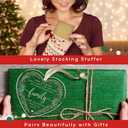 2 x Best Friend Ornaments for Christmas Tree - Best Friends Bestie Ornaments for Women - Bestie Ornament - Friendship Christmas Ornament - Besties Gifts for Women - Acrylic Ornament