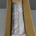 AWASEN Mid Century Modern Nightstand, Rattan Side Table with Drawer, Black Bedside Table with Storage and Solid Wood Legs for Living Room, Bedroom and Small Space (Black)