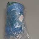 WMG Furry Faux Fur Leg Warmers Artificial Fur Long Boot Covers Fluffy and Stretchy Leg Warmers For Christmas High Heels Boots (Blue)