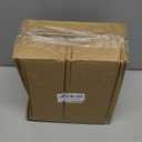 SUNNYPARK Solar Outdoor Wall Lights Fixture Set of 2 Porch Lights Crackled Glass Diffuser with Warm White LED