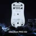 X-Raypad Obsidian Air/Pro Air Speed Mouse Skates, U-PE Universal Dot Mouse Skates Offers Excelent Wear Resistance, Speed & Control Abrasion Resistance Less Noise