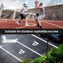 Reflective Pavement Marking Tape, Slip-Resistant & Durable. Heavy-Duty Rubber Base for Outdoors. Ideal for Driveways, Walkways & Parking Areas (White, 2 Inch X 148 Feet)