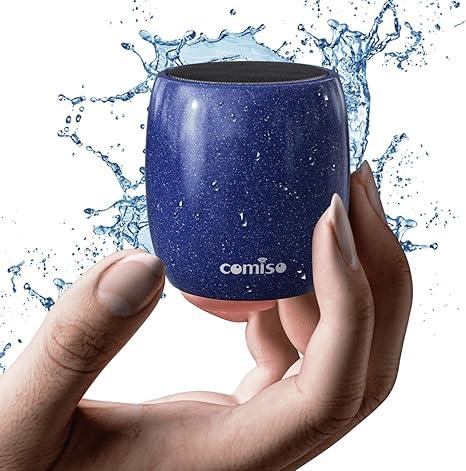 Small Speaker, Bluetooth Speaker with 360°HD Stereo Sound and Robust Bass, Mini Speakers with HandsFree Call, IP67 Waterproof, Portable Speakers for Shower, Room, Car, Trip, Ideal Gift for Men, Women
