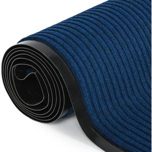 jxgzyy Commercial Entrance Mat Outdoor Door Mat Indoor Front Door Mat Hallway Runner Rug, 3'x10', Rubber Floor Mat Heavy Duty Floor Mat Carpet Runner Non Slip Outdoor Doormat, Blue