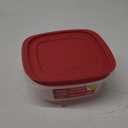 Rubbermaid Easy Store Square Food Storage Container Red