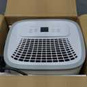 Dehumidifier for Home, Dehumidifier 4500 Sq.Ft 50 Pint, Dehumidifiers with Drain Hose, 0.66 Gallon Water Tank, RUWORA Dehumidifiers for Basement Bedroom Bathroom RV, 24H Timer, Overflow Protection