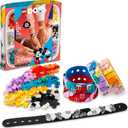 LEGO DOTS Disney Mickey & Friends Bracelets Mega Pack 41947 5in1 Crafts Set, DIY Toy Jewelry Making Kit for Kids, with Glitter and Minnie Mouse Tiles