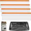 ROLLINGDOG 18 Inch Disposable Paint Tray Liners-18" Paint Pan Liners with Drawstring, Exclusively Used with ROLLINGDOG 18 Inch Paint Roller Kit for Interior or Exterior Home Improvement (Pack of 5)