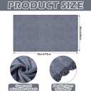 SmoothNovelty 10 Pcs Extra Large Microfiber Cloth 30" x 20" Large Floor Microfiber Towel Reusable Washable Free Lint Free Cloth Rag for Squeegee Mop Floor Window Housekeeping (White,Gray)