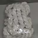 DeZerlor Ivory White Cheesecloth Table Runner 6 Pack Spring Easter Table Runners Boho Gauze 120 Inches White Cheese Cloth Table Decor for Wedding Bridal Baby Shower Parties