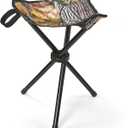 KNINE OUTDOORS Hunting Chair, Hunting Seat, Heavy-Duty Tripod Stool, Lightweight, Portable Folding Design