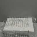 Amazon Basics Rectangular Plastic Desk Organizer, Magazine Rack, White, Pack Of 2 