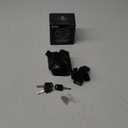 ICOCOPRO Folding Bike Lock with 3 Keys, 2.8 FT Bicycle Lock Compact Anti Theft, High Security Scooter Locks, Heavy Duty Bike Chian Locks with Bracket (Black)