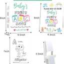 Baby's First ABC Book Baby Shower Activity Keepsake Game, ABC Coloring Baby Shower Guest Book Alternative, Baby's First Alphabet Coloring Book, Alphabet A to Z Coloring Pages