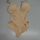 BRABIC Shapewear Bodysuits for Women Tummy Control Shapewear Seamless Deep V-Neck Body Shaper with Built-in Bra, Size L