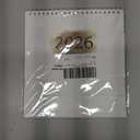 Small Desk Calendar 2026, Small Standing Flip Desk Calendar 2026: July 2025-December 2026, Monthly Planner For Scheduling, Organizing, Home & Office - Brown (Coffee)