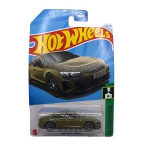 Hot Wheels Audi RS E-Tron GT Diecast HW Green Speed 4/10, Hot Wheels TRACK MANGA Truck Manga HW Art Cars 1/10, Matchbox Hot Wheels Ford Performance Supervan 4, Green Speed 9/10 [White] 128/250, Pack of 3