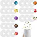 Demissle Replacement Fragrance Disc Towel Warmer Bucket Fragrance Scented Pads, 8 Flavors (24 Pcs)