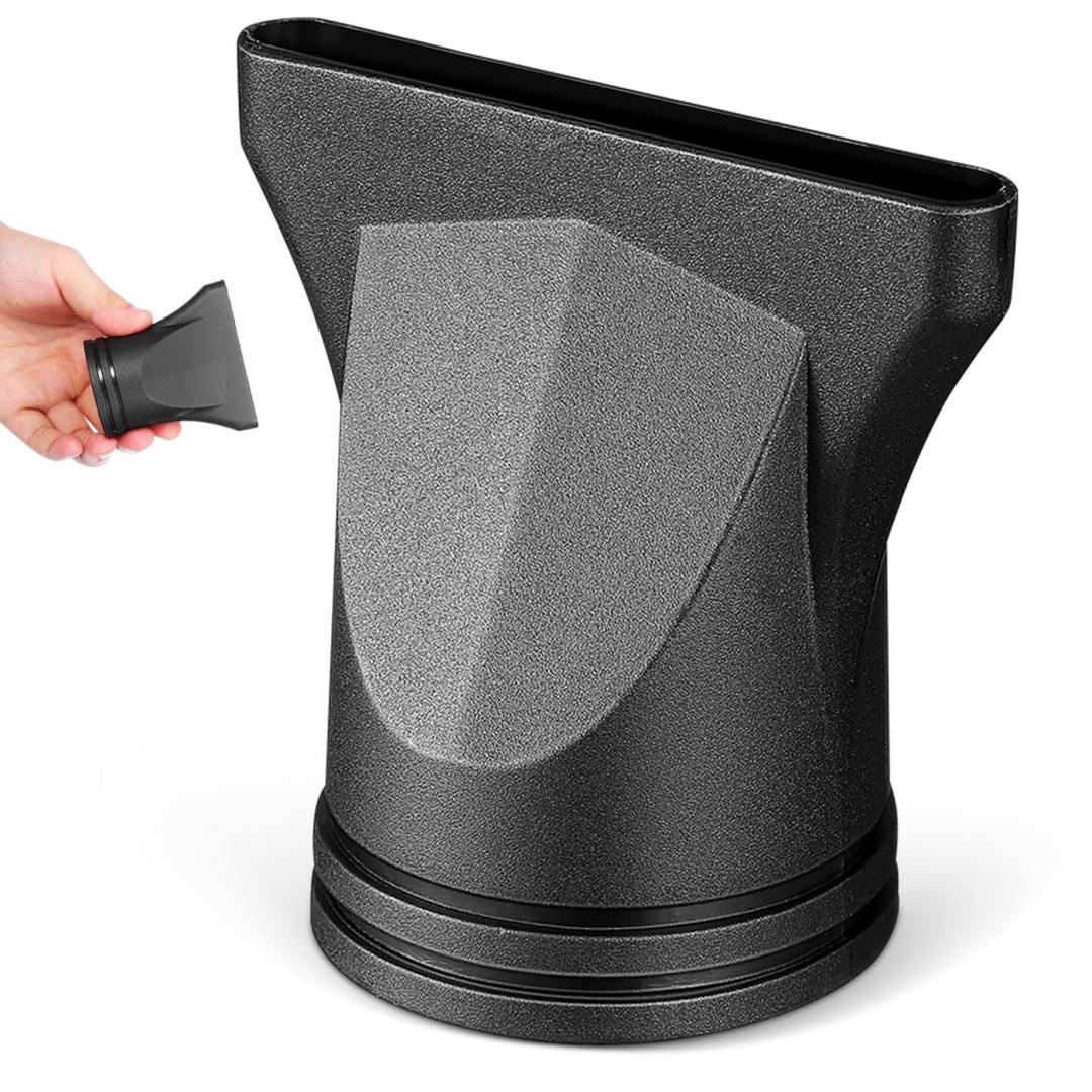 Abaodam Universal Hair Dryer Nozzle Attachment, Professional Blow Dryer Concentrator Replacement for Salon Styling, Narrow Flat Hairdryer Nozzle Accessory for Precision Airflow