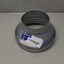 8" to 5" Inch Round Duct Reducer - Male Fit Galvanized Steel Pipe Increaser - Coupling for Round Duct Ventilation Systems - Heating & Cooling HVAC - Vent Pipe Adapter, Duct Connector