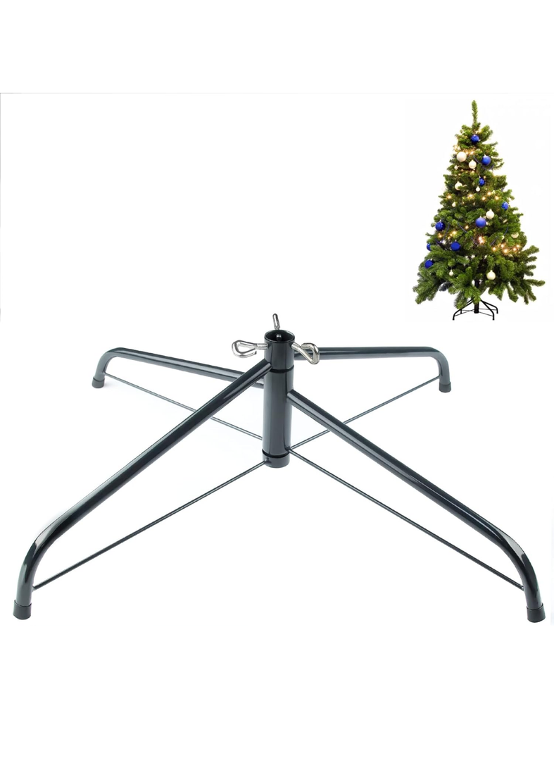 MNKXL 24 Inch Christmas Tree Stand for 4 to 10ft Christmas Trees,Folding Christmas Tree Stand
