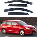 IG Window Visors Fit for 2009-2013 Toyota Matrix, Out-Channel Rain Guards Vent Wind Deflectors 4PC, Car Accessories for 2009-2010 Pontiac Vibe
