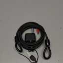 Bell ARMORY 200 6' x 8mm Cable and Key Padlock, Black