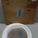 OIGUMR White Oval Bathroom Mirror Oval Wall Mirror 20 x 16.1 inch