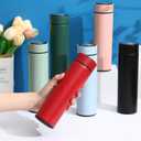 Tioncy 6 Pcs Stainless Steel Water Bottle 16.9 oz Insulated Water Bottle Skinny cup Portable Slim Flask Travel Mug for Purse Lunch Bag Coffee Tea Drink Office Sports Indoors & Outdoors(Mixed)