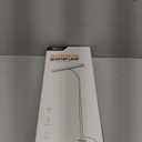 SUPERDANNY LED Desk Lamp for Office Home, Eye-Caring Desk Light with Adjustable Gooseneck, 12W Touch Control Dimmable Brightness, Architect Clamp Lamp with USB Adapter for Reading Study Workbench (Black)