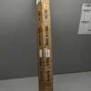 Double Curtain Rods 36-72", Matte Black Double Curtain Rods with Cap Finials, Adjustable 1 Inch Front and 5/8 Inch Back Double Drapery Rod, Telescoping Double Rods Curtain Rods