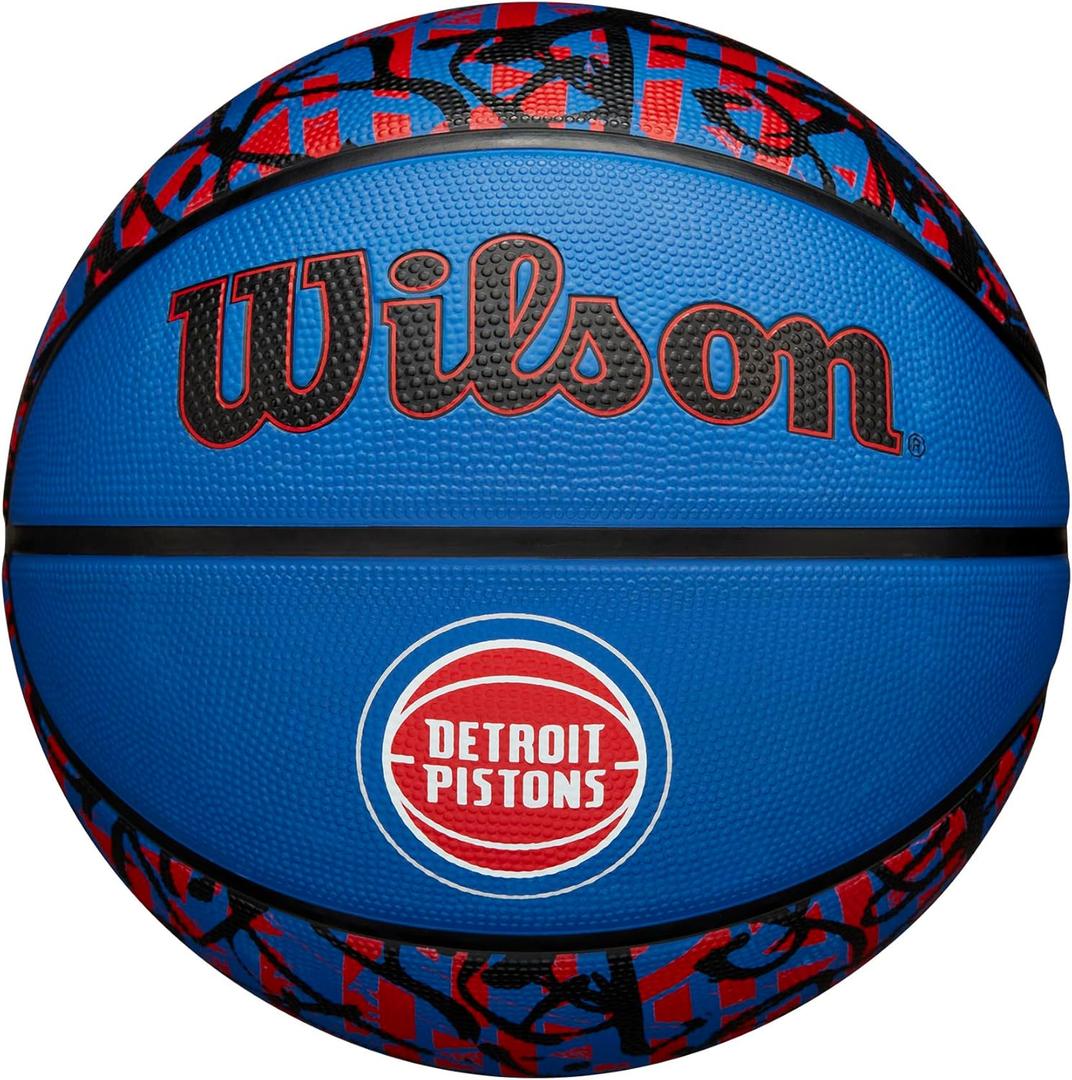 WILSON NBA Team Graffiti Basketballs - Size 7-29.5"