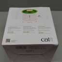 Catit LED Flower Fountain with Triple Action Filter, Cat Drinking Water Fountain, 3 L (9.0 x 8.3 x 7.7 Inches, Green)