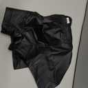 Mens Imitation Leather Underwear Sexs Boxer Briefs (Black, XL)
