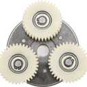 Electric Motor Gear Clutch Kit 36T, E Motor Gear Clutch Solid Nylon Gears for Electric 500W-750W, Planetary Gears for Electric Motor Replacement