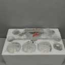 SineRise 3-Light Brushed Nickel Vanity Light with 3 Color Modes (3000K/4000K/6000K), Eye Protection LED Bathroom Light Fixture, Dimmable Modern Wall Light Over Mirror with Clear Glass Shade