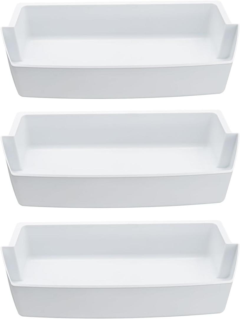 2187172 Refrigerator Door Shelf Bin by SupHomie - Compatible with Whirlpool Amana Kenmore Replaces WP2187172 PS328468 AP6006028 2187194K (3 Pack)