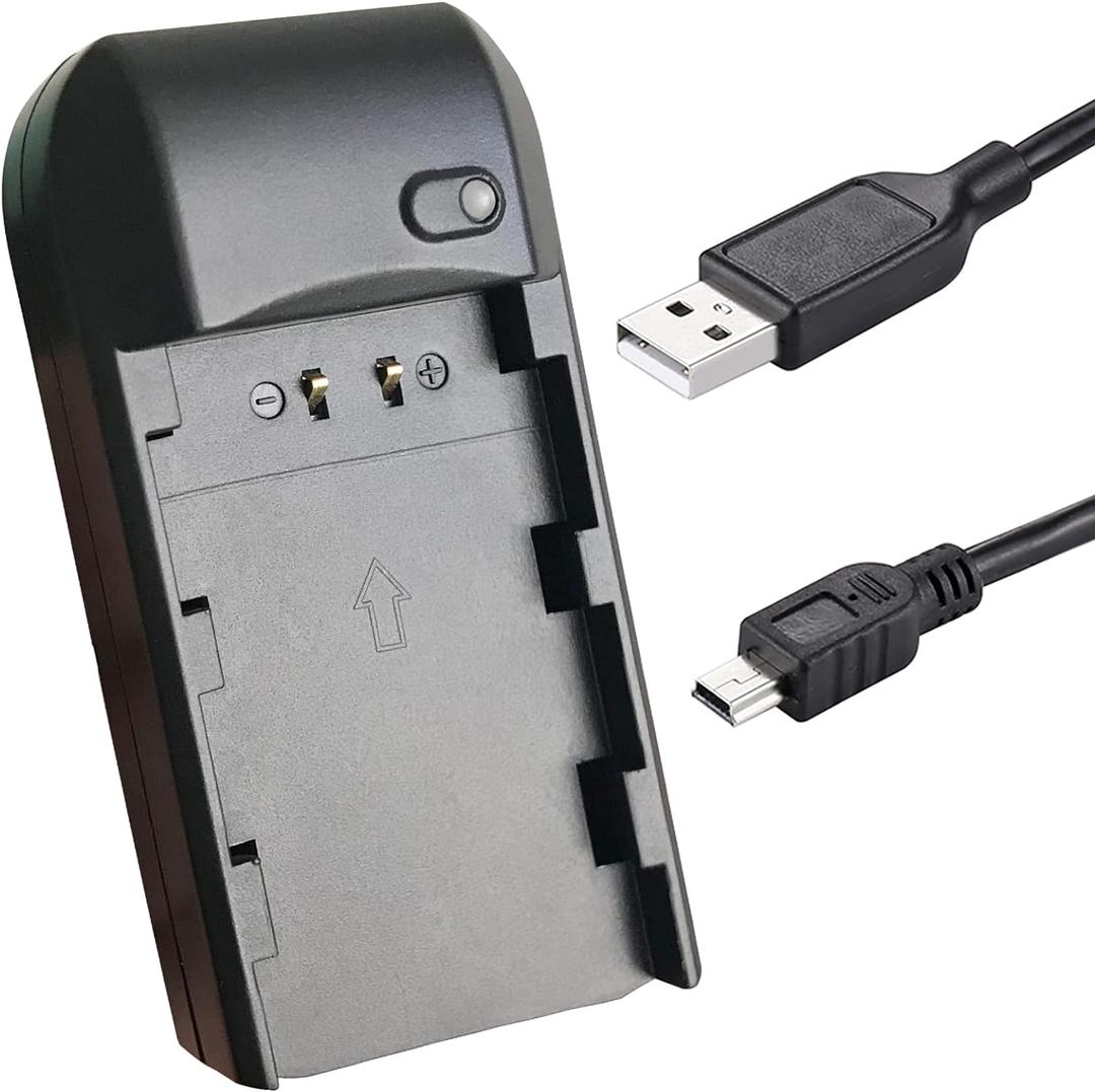 Video Camera Camcorder NP-FV5 Battery Charger for NP-FV5 Plus 3.7V 2000mAh Battery and NP-FV5 1000/1500mAh Battery