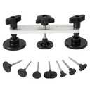 DIQDI Paintless Dent Repair Kit, Double Pole Bridge Dent Puller with 7 Bridge Tabs, Car Dent DIY Removal Tool for Auto Body, Refrigerator and Washer