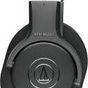 Audio-Technica ATH-M20x Professional Studio Monitor Headphones, Black, Wired