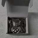 KW1 Blank Key Blanks, Pack of 50 Uncut Blank Keys in Premium Brass, Copper Structures Blank Keys