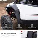 KIWI MASTER Full Coverage Fender Flares for 2024-2026 Polaris RZR XP 1000/RZR XP S 1000 Accessories, Replace OEM 2889133, Front & Rear Widened Fenders, Extended Mud Flaps Guards, 4 Pcs Set