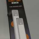 BLS 10inch Under Cabinet Lights, 40 LED Closet Lights, Motion Sensor Light Indoor, Battery Operated Lights, 1800mah USB C Rechargeable Under Cabinet Lighting, Magnetic Night Light for Kitchen (2 Pack)