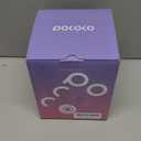 POCOCO Galaxy Star Projector for Bedroom with Replaceable Optical Film Discs, Home Planetarium Night Light Projector with High-Definition Soft Light for Relax, Study, and Meditate, Stress Relief Gifts (Blue Pink)