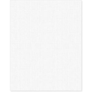Linen Textured Cardstock White 100 Sheets 80 lb Cover, 8.5 x 11 Inches for Printers, Invitation, Arts and Craft, Scrapbook, DIY Projects