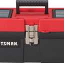 CRAFTSMAN Tool Box, Lockable, 16 in., Red/Black (CMST16901)