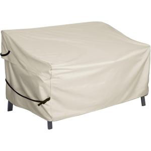 Porch Shield Waterproof Outdoor Bench Sofa Cover  Patio 2 Seater Loveseat Cover 56W x 31D x 33H inch, Beige